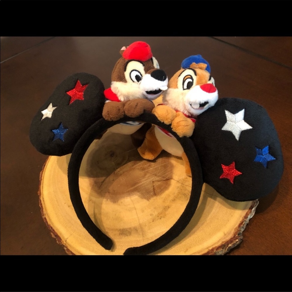Disney Paris Chip N Dale Ears NWOT